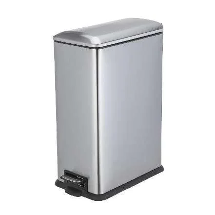 45L Stainless Steel Slim Pedal Bin