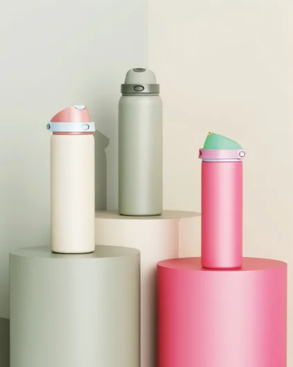 LOOPON SS304 Pop-Up 2-in-1 Water Bottle