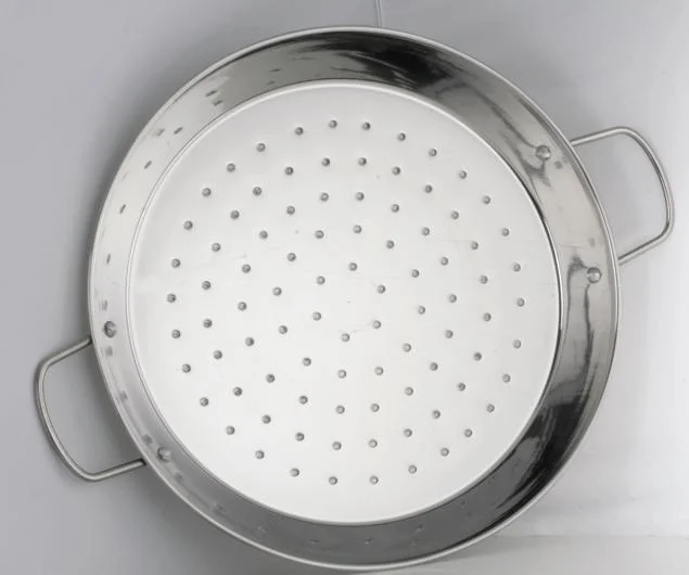 Stainless Steel Paella Pan with Induction Base