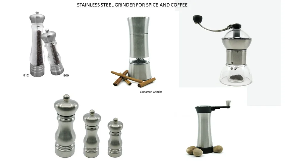 Stainless Steel Spice and Coffee Grinder
