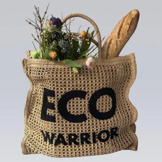 Eco Warrior Paper Straw Shopping Bag