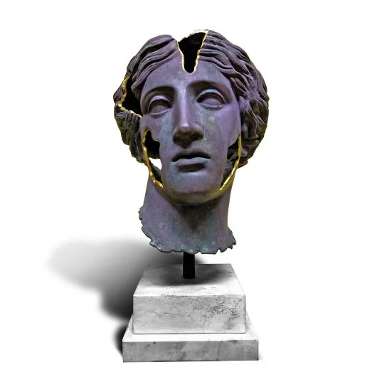 Head of Venus Fragment Bronze Sculpture