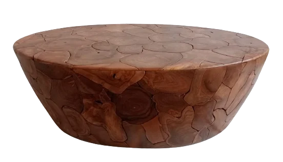 Teak Slice Coffee Table