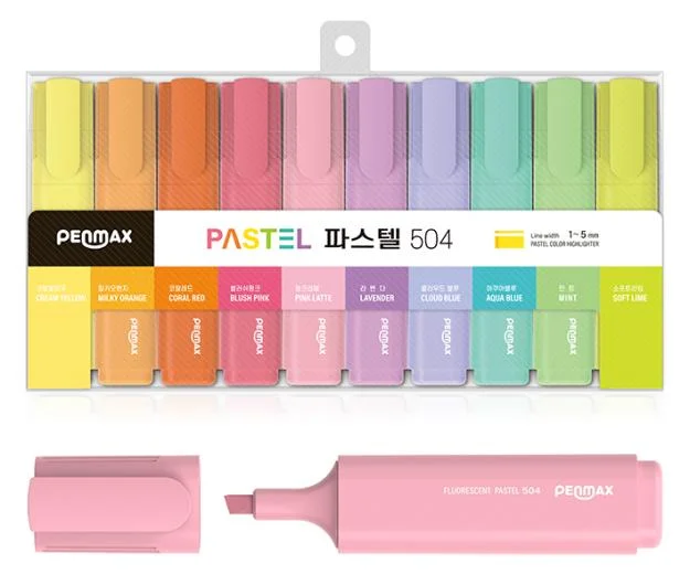 Pastel Color Highlighter Set