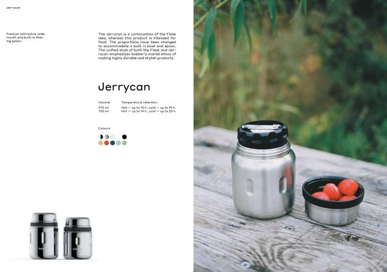 Bobber Jerrycan Food Jar with Spoon