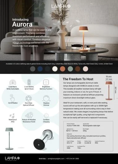 Rechargeable Table Lamp