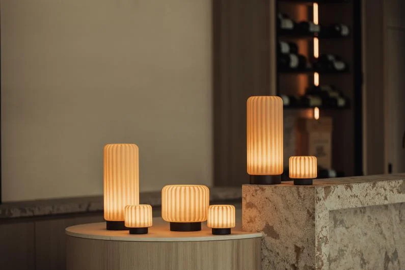 Dentelles Earth Recycled Table Lamps