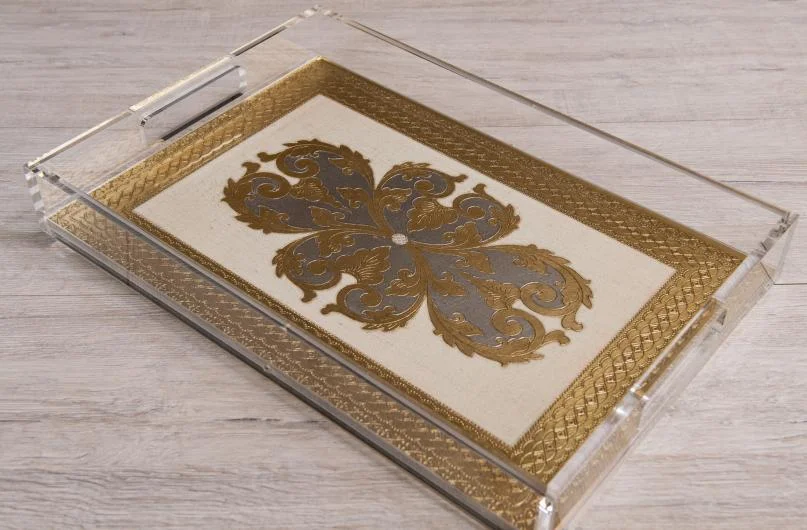 Wood and Plexi Tray