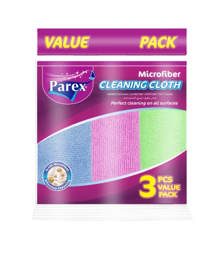 Parex Microfiber Cleaning Cloth 3-Pack