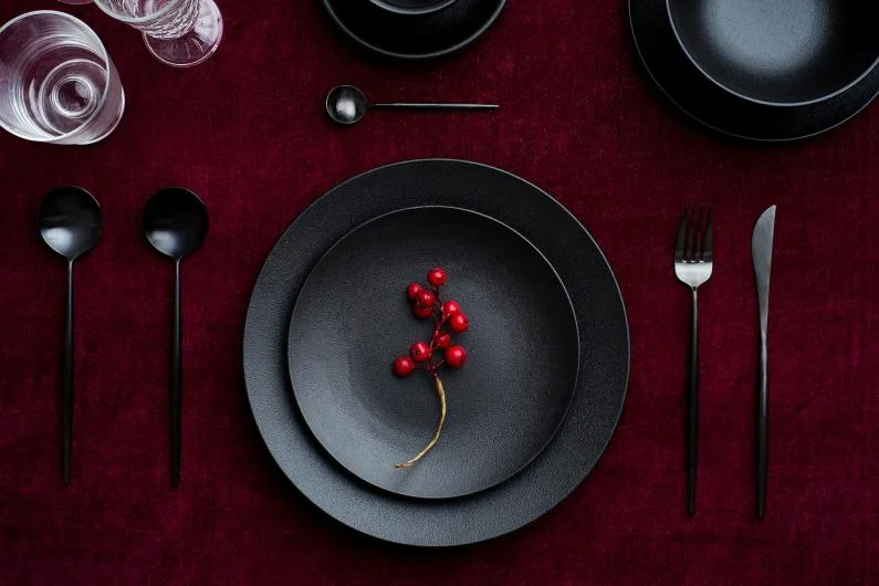 Volcanic Porcelain Tableware
