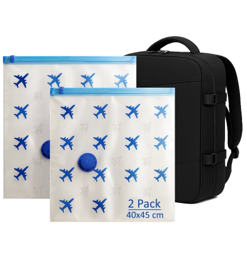 Lavatelli Vacuum Travel Bags 40x45cm Set