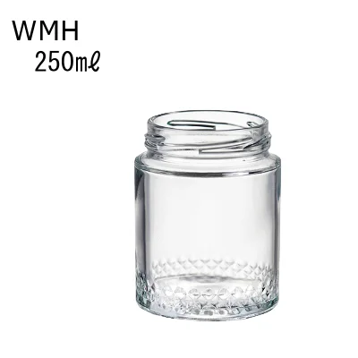 WMH Yuvarlak Cam Kavanoz Reçel ve Bal İçin