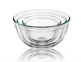 High Borosilicate Glass Mixing Bowl