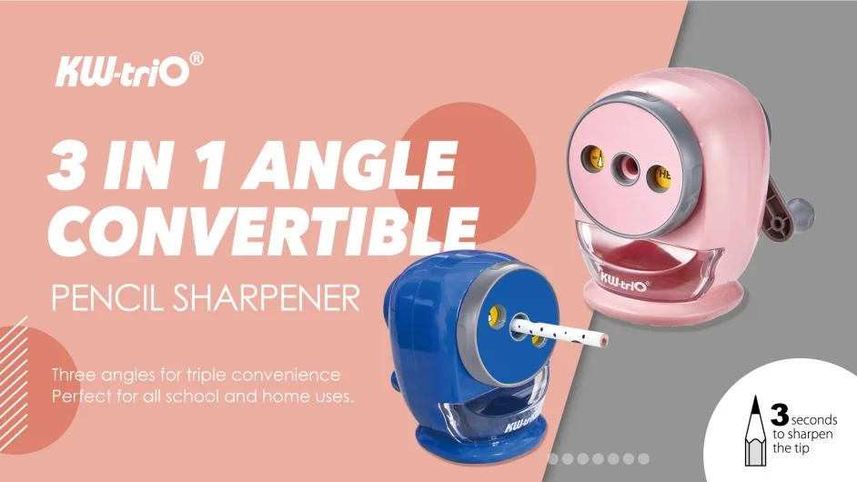 Three in One Angle Convertible Pencil Sharpener
