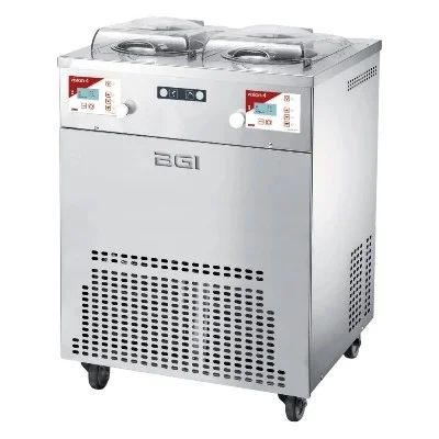 Mesin gelato berterusan Iceteam Vision 4 dan paparan
