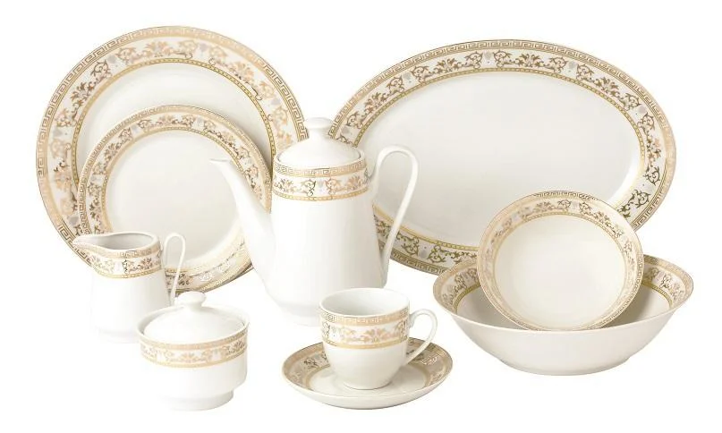 47 Piece Dinner Set Porcelain