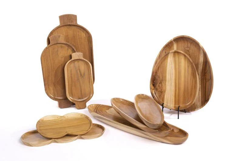 Teak Decorative Serving Pieces
