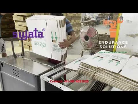 Semi Auto Corrugated Box Stitching Machine