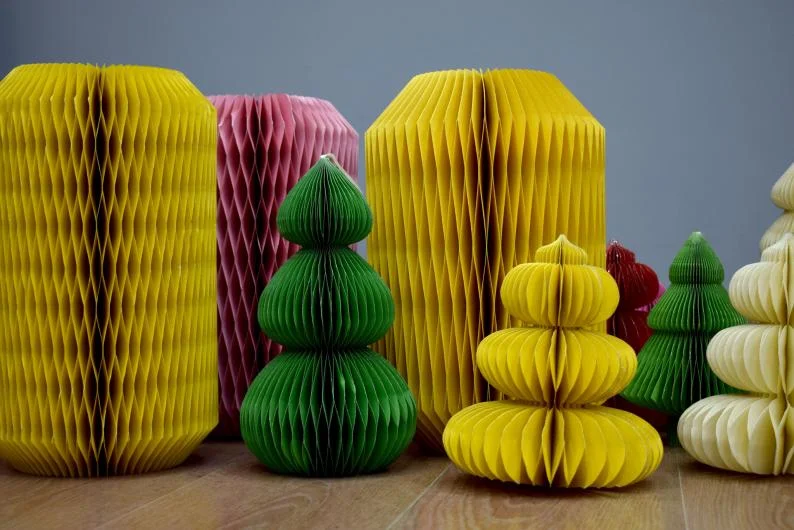 Paper Honeycomb Decorations
