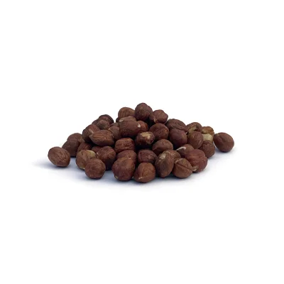 Karanga za hazelnut mbichi zilizokaangwa na zenye ladha