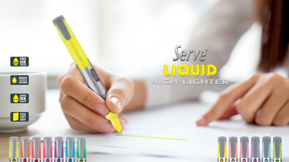 Serve Liquid Highlighter Pen