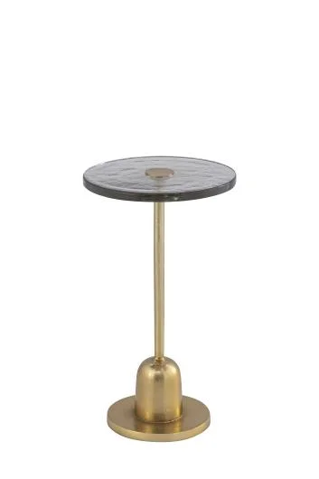 Cast Glass Side Table