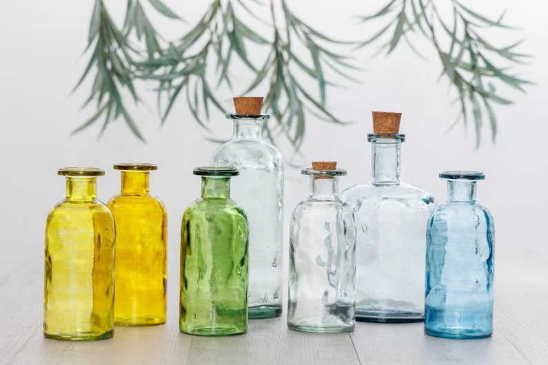 Handmade Recycling Glass Bottles