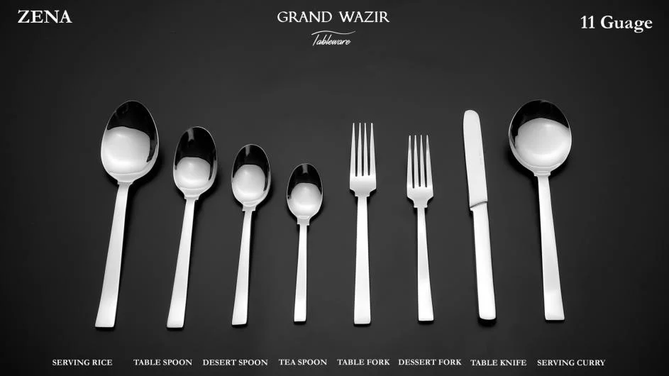 ZENA 11 Gauge SS304 Cutlery Set