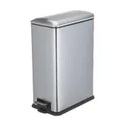 45L Stainless Steel Slim Pedal Bin