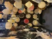 زينة عيد الميلاد ورق مصنوعة يدويًا