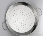 Stainless Steel Paella Pan with Induction Base