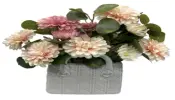 Spring Flower Bouquet Basket Potted Plant