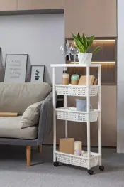 Plastic Shelves Home Storage Shelves