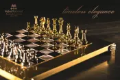 Classic Metal Staunton Chess Set