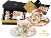 A. Mucha Set of 2 Espresso Cups