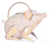 Metal Pig Watering Can