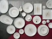 月亮纹理瓷器餐具系列