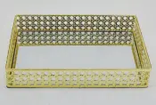 Gold Canning Metal Tray