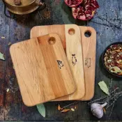 3-Piece Cutting Board Set for Vegetables Fish Meat