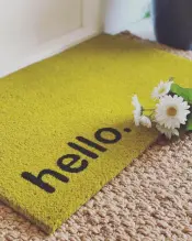 Natural Printed Coir Mat