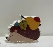 MDF Hedgehog Table Decor