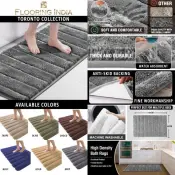 Toronto Elegant Bath Rug Collection