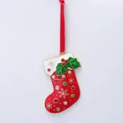 Metal Stocking Ornament