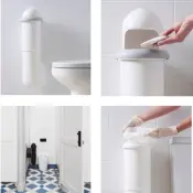 Unit Pelupusan Tandas Sanitari Popok dan Inkontinens Pod Classic