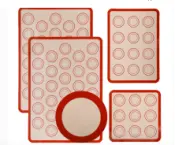Gold Non-Stick Silicone Baking Mat Set