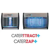 Soppressori di insetti volanti a LED CaterZap e CaterTTract