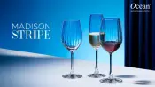 Ocean Glass Madison Stripe Glassware