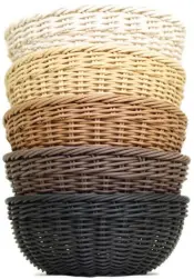 Cortex Doğal Görünümlü Polyrattan PP Sepet