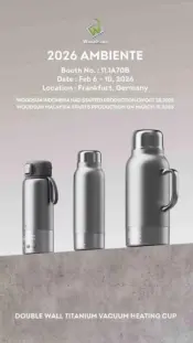 Double Wall Titanium Vacuum Heating Cup