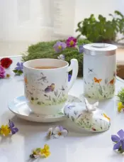 Fine Bone China Infusion Mug Papillon